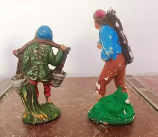 Lotto 4 figure presepe antiche italiane