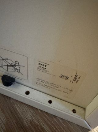 Mueble de 4 compartimentos IKEA blanco