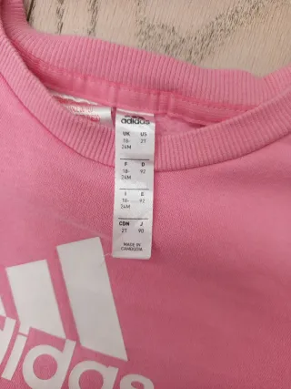 Tuta Adidas rosa bimba 18-24 mesi