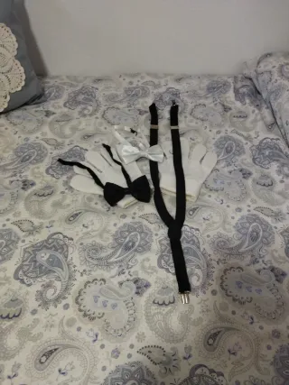 Accesorios Disfraz Blanco y Negro