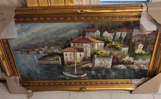 Quadro paesaggio marino