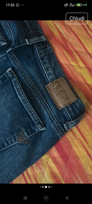 Jeans Armani Blu