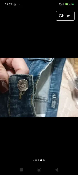 Jeans Armani Blu