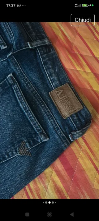 Jeans Armani Blu
