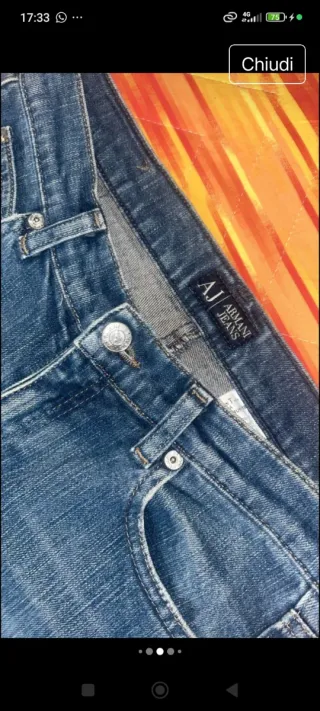 Jeans Armani Blu