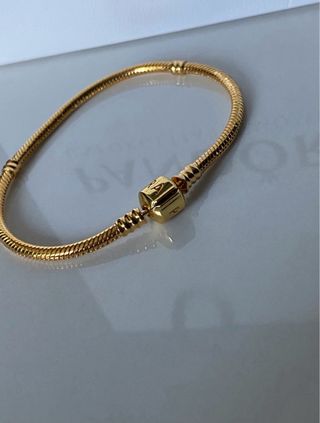 Bracciale Pandora Moments Chiusura Barile Oro