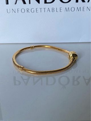 Bracciale Pandora Moments Chiusura Barile Oro