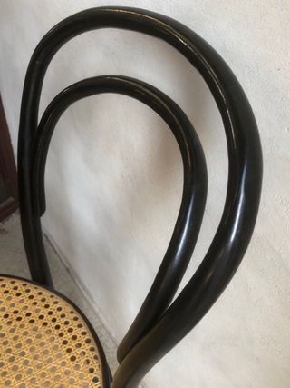 Sedia Thonet ZPM Radomsko in rattan e legno