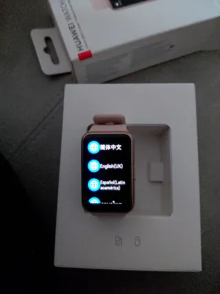 Huawei Watch Fit Rosa/Oro Rosa Sin Usar