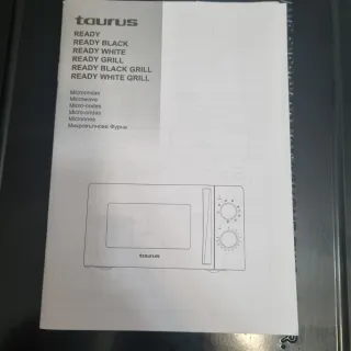 Microondas Taurus Ready Black 20L 700W
