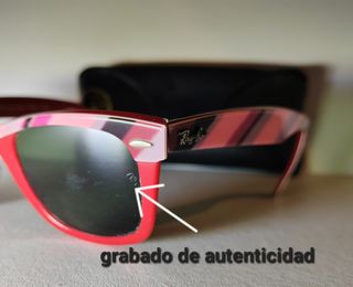 Gafas Ray-Ban Wayfarer Rojas y Rosas