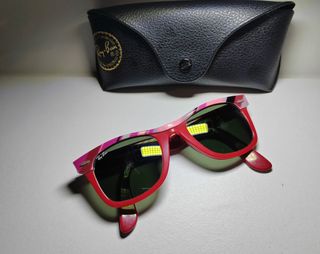 Gafas Ray-Ban Wayfarer Rojas y Rosas