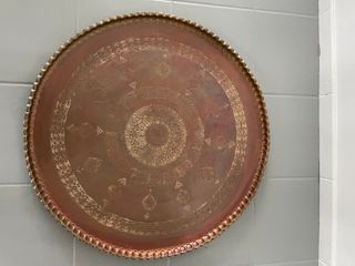 Bandeja Oriental  Cobre Grande 88cm