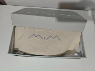 Zapatos de tacón MIM beige y oro sin estrenar