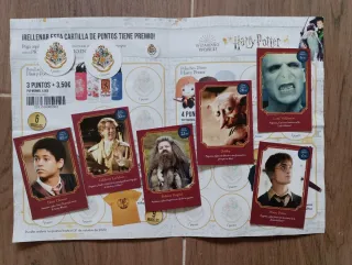 Harry Potter 6 cartas y 2 puntos