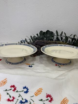 Pie de tarta antiguo Lunéville Yvetot