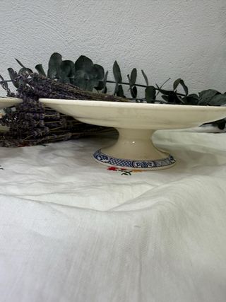 Pie de tarta antiguo Lunéville Yvetot