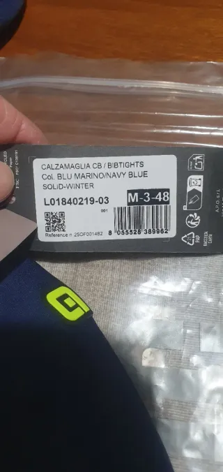 Salopette invernale ciclismo uomo Ale'