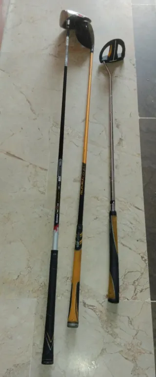 Bolso y palos de golf Mizuno