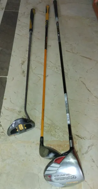 Bolso y palos de golf Mizuno