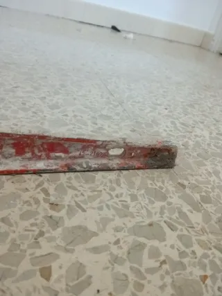 Nivel de burbuja usado