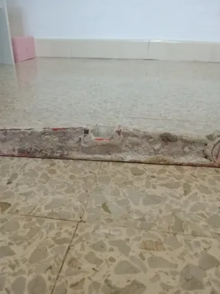 Nivel de burbuja usado