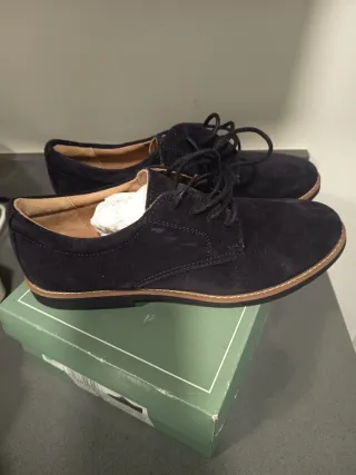 Zapatos niño comunión azul oscuro T.38