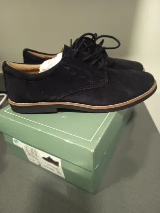 Zapatos niño comunión azul oscuro T.38