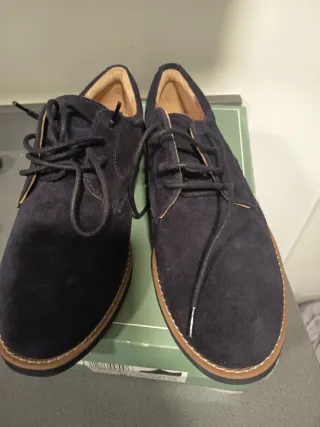 Zapatos niño comunión azul oscuro T.38