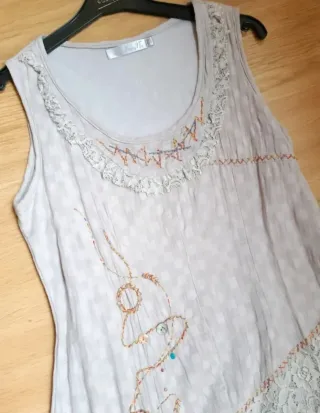 Vestido de verano beige
