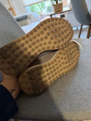 Zapatillas deportivas corduroy y ante