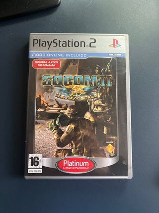 SOCOM II: U.S. Navy SEALs Platinum PS2