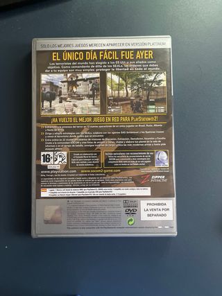 SOCOM II: U.S. Navy SEALs Platinum PS2