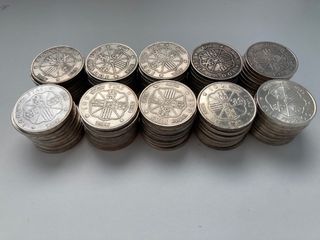 Moneda 100 Pesetas Plata Franco 1966