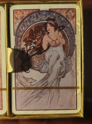 Carte da Gioco Piatnik Mucha - Set 2 Mazzi