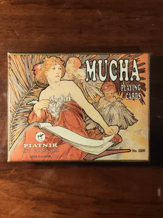 Carte da Gioco Piatnik Mucha - Set 2 Mazzi