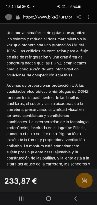 Gafas ASSOS DONZI [ ÚLTIMO PRECIO]