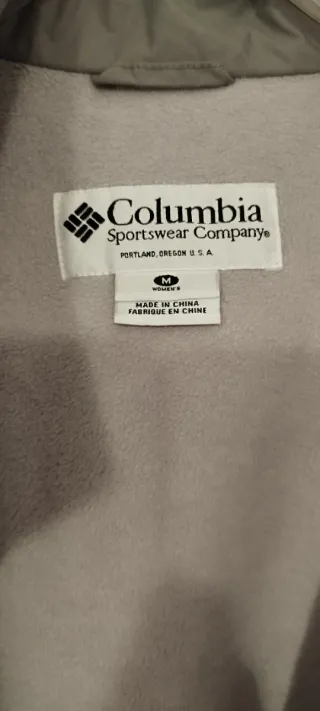 Chaqueta Columbia Beige y Gris Talla M