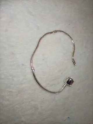 Pulsera para charms eslabonada