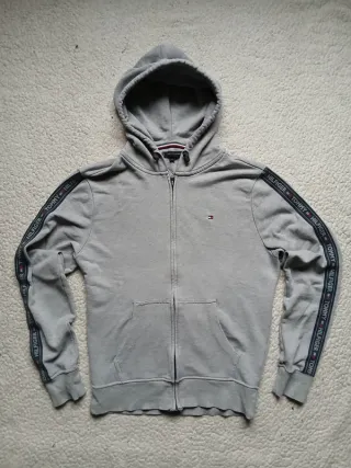 Felpa Tommy Hilfiger con cappuccio Grigia M