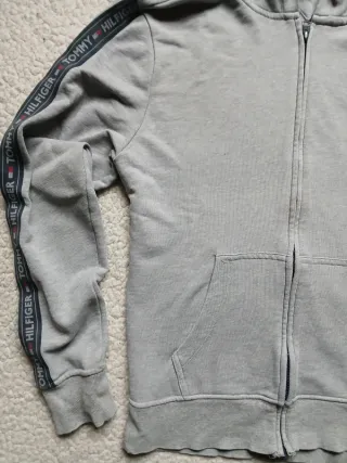 Felpa Tommy Hilfiger con cappuccio Grigia M