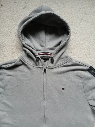 Felpa Tommy Hilfiger con cappuccio Grigia M