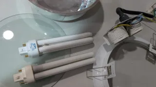 Lote 12 Plafón Downlight 23cm con 24 bombillas