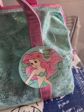 Neceser Disney Ariel Verde y Rosa
