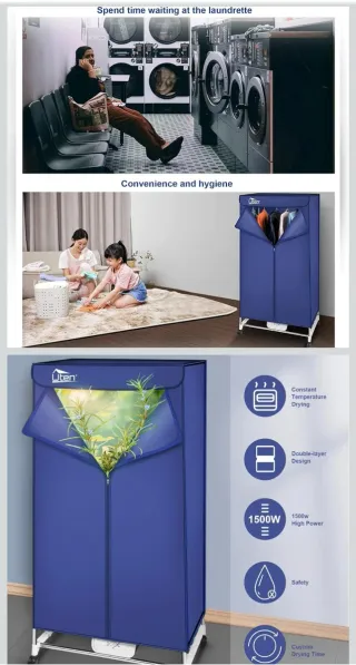 Armario Secador Ropa Portátil Uten