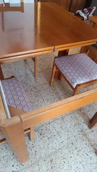 Mesa comedor extensible