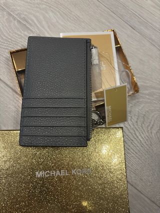 Monedero Michael Kors Gris con Llavero
