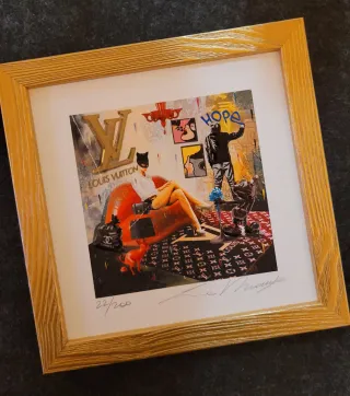 serigrafia Pop Art Louis Vuitton