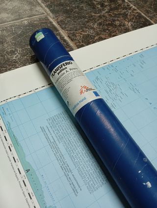 Planisferio político Proyección Peters