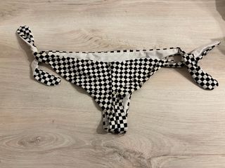 Slip bikini brasiliana Tezenis a scacchi S